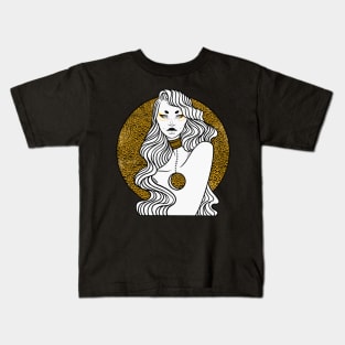 Black & Gold Tribe Kids T-Shirt